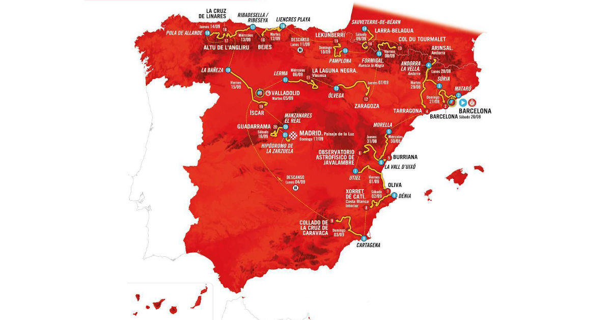 Entdecken Sie die aufregenden Etappen und mythischen Häfen der Vuelta 2023